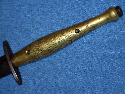 [Thumb - Im4-Hugh Maines' Commando Knife showing holes in drilled in to handle..JPG]