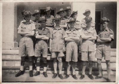 [Thumb - Group photo of members of No1 Commando in Burma or India. 2nd from left Sgt Gwyn Jones.jpg]