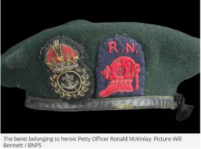 [Thumb - PO Ronald McKinlay's beret.JPG]