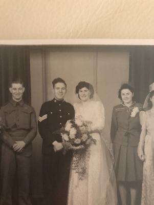 [Thumb - John Willis-Jones & Barbara Rees Wedding Photo 1944.jpg]